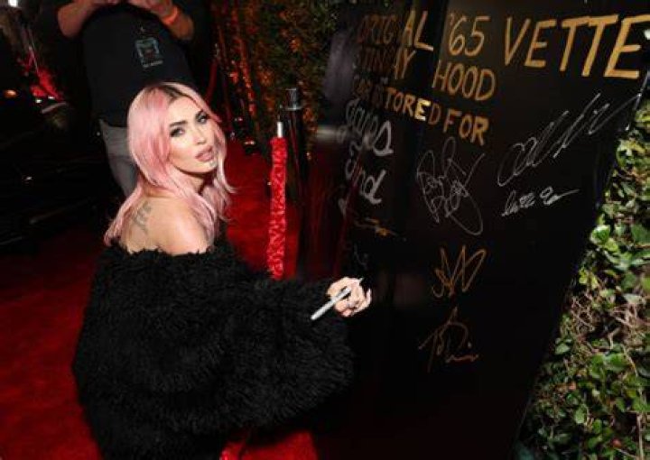 Megan Fox attends the Jam for Janie GRAMMY Awards Viewing Party presented by Live Nation at Hollywood Palladium on February 04, 2024 in Los Angeles...